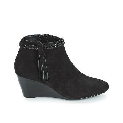 BOTTINES ANDRÉ FEMME FROYA DAIM NOIR